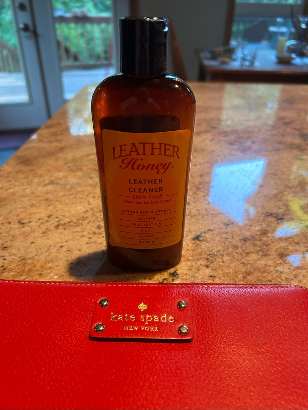 Kate Spade New York “Wellesley” Bold Red Pebbled Leather Zip Portfolio 9”x5.75” - Picture 15 of 15